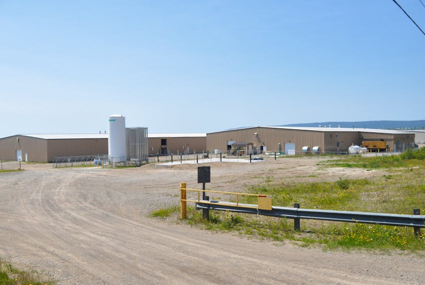 This photo shows a section of the Indian Head Salmon Smolt Hatchery in Stephenville which is to be expanded if an environmental assessment gets approval from the Minister of Municipal Affairs and Environment.