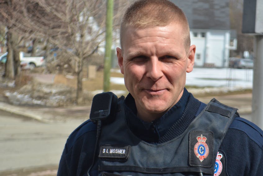 Const. Scott Mosher made the choice to become a member of the Royal Newfoundland Constabulary at the age of 30 after a short career in event management.