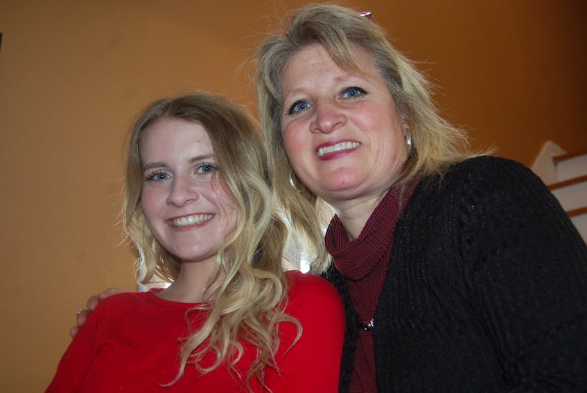 Julia Patten and her mom Debbie Brake Patten, mayor of Kippens, pose for a photo. The two are going to New York City in late March with some exciting tours planned.