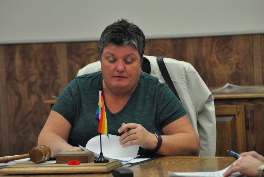 Deputy Mayor Susan Fowlow took on the mayoral duties in the absence of Mayor Tom Rose at the regular general meeting of the Stephenville town council on Thursday.