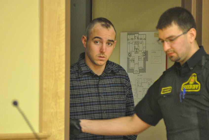 Ricky Leslie Halfyard, shown in this file photo, is one of four men charged in an alleged home invasion in Reidville and entered not guilty pleas during a video appearance at provincial court in Corner Brook Tuesday.