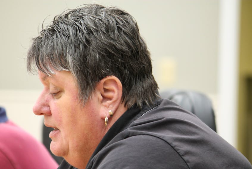 Deputy Mayor Susan Fowlow discusses the town's adoption of a clean-up period and bulk collection at Thursday's meeting of the Stephenville town council.