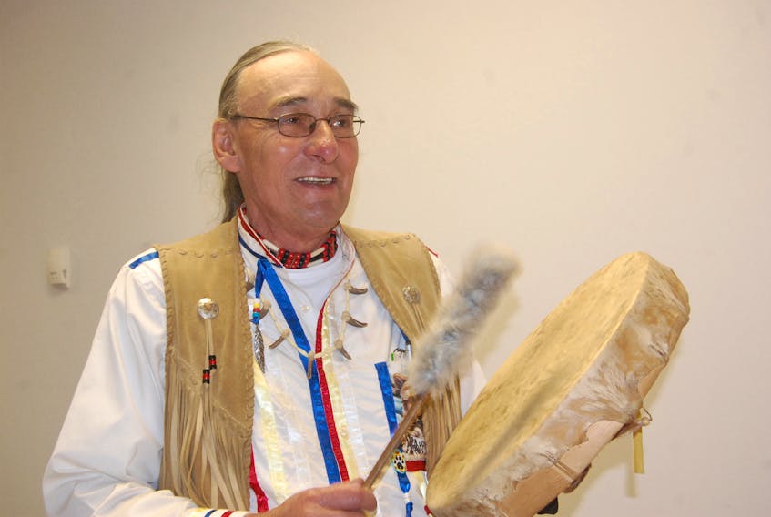 Victor Muise has a new book on the Mi’kmaq culture entitled “The Words of the White Wolf.”