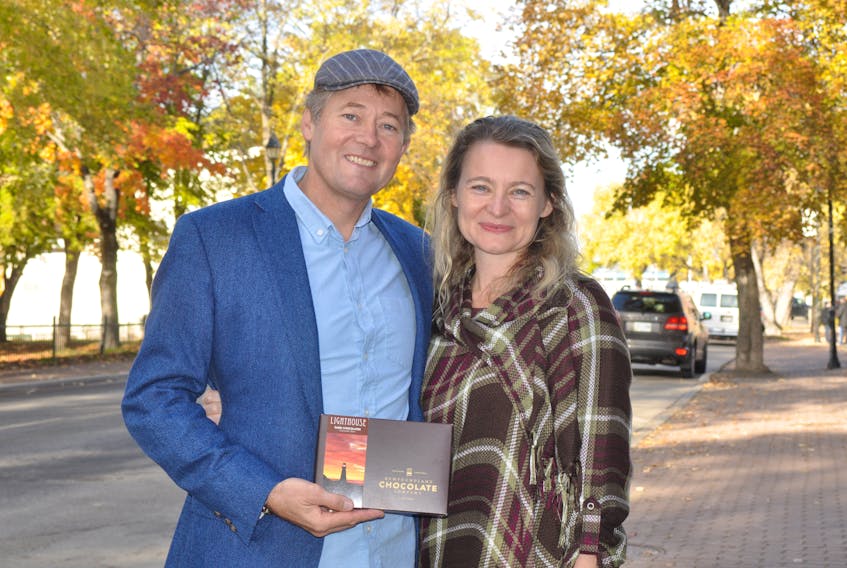 Brent Smith and Christina Dove of the Newfoundland Chocolate Company have been promoting their products in Corner Brook this week. The company will be opening a location in Corner Brook plaza for two months starting Nov. 1.