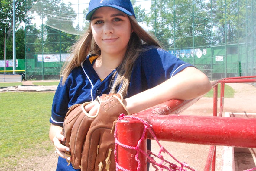 Shelby Gallant is excited about playing in her first provincial female baseball tournament. She is suiting up with the Corner Brook Barons at the 2018 provincial 16U female baseball tournament being held in St. John's this weekend.