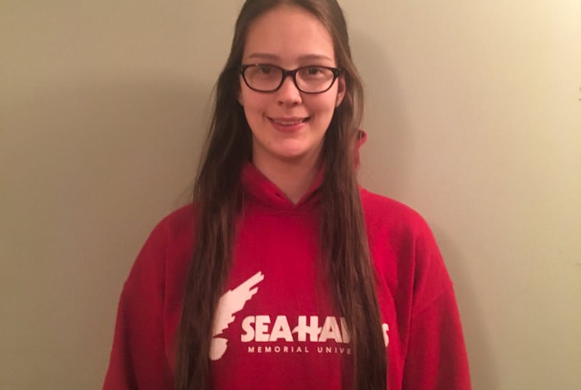 Hailey Oke, who calls Massey Drive home, is enjoying the atmosphere she founds herself in as a rookie with the Memorial Sea-Hawks varsity women’s volleyball team in the Atlantic University Sport.