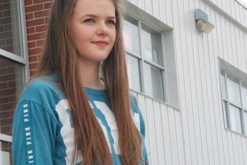 Elyse Adams is excited about playing basketball for Corner Brook High at the 2018 West Coast Provincial Grade 11 Girls' Basketball Tournament being held this weekend at J.M. Olds Collegiate in Twillingate.