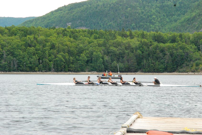 Members of the Barry Group are seen on the water in Brake’s Cove in this 2017 Star file photo from the Humber Valley Regatta earlier this summer.