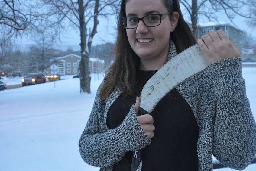Liz Companion loves to play hockey. She has missed being on the ice since she moved to Corner Brook from Gander, where she was actively shooting around pucks with her friends. She is hoping to get women on ice in Corner Brook so she can get back doing something she loves to do.