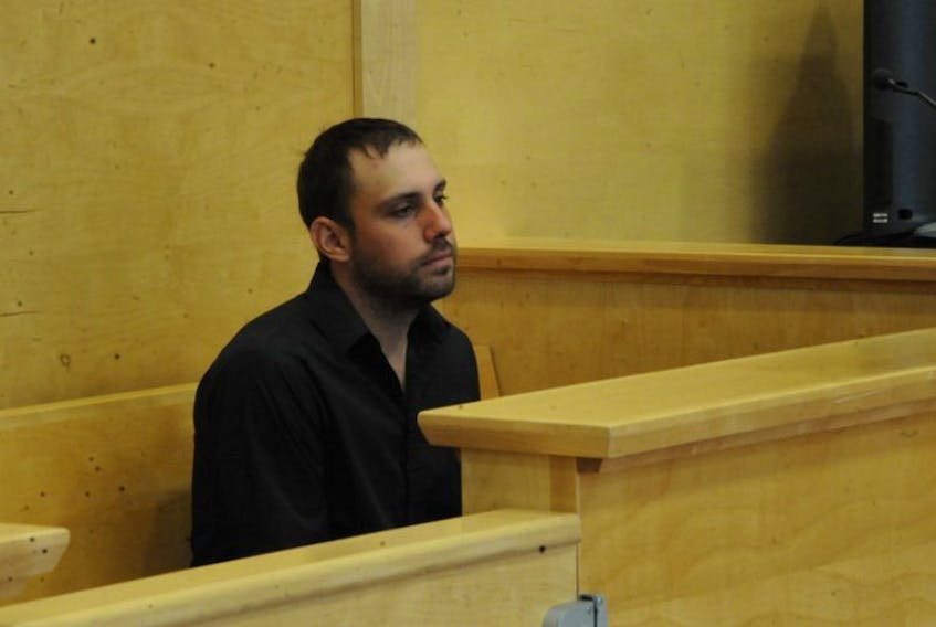 Nicholas Shears-Decker has pleaded guilty to two charges related to an accident on the Northern Peninsula. He is shown here during an earlier court appearance in this Western Star file photo.