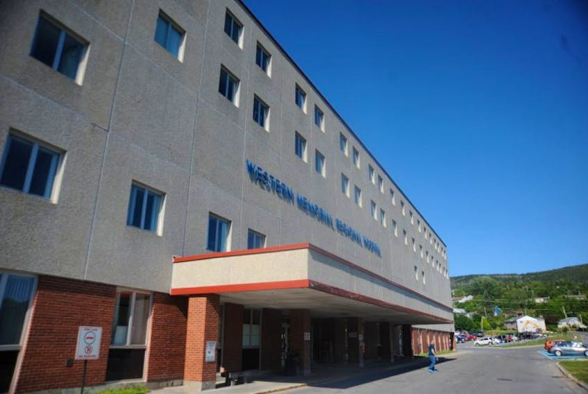 An intentionally damaged water sprinkler at Western Memorial Regional Hospital disrupted blood collection western Newfoundland Friday.