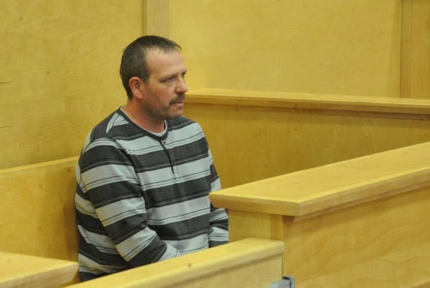 Walter Alfred Joyce during an appearance in provincial court in Corner Brook.