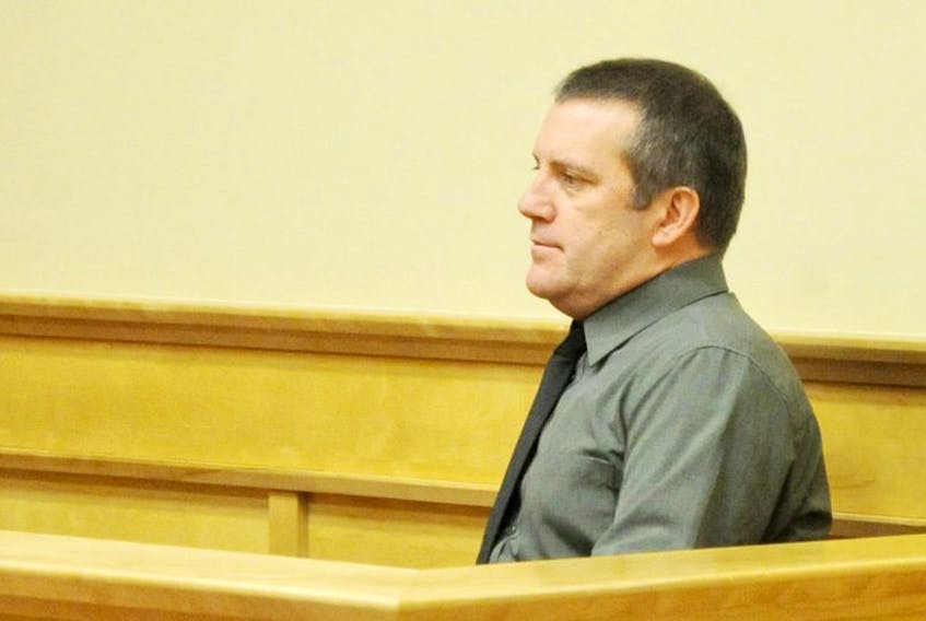 Sean Kelly is seen in a Corner Brook courtroom in this file photo.