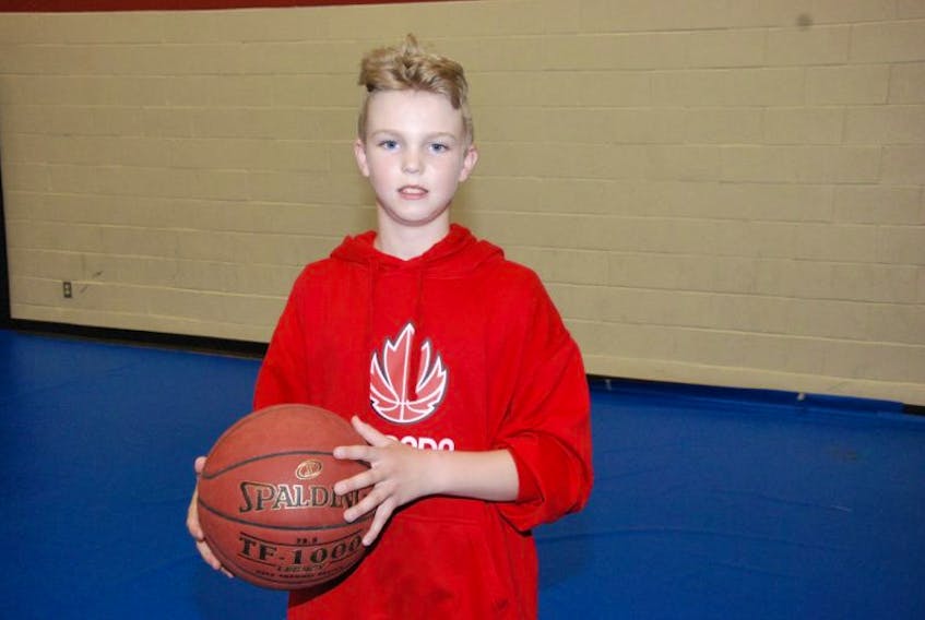 Ryan Brake of Corner Brook is eager to participate in a summer basketball league with the Humber Valley Basketball Club. Male and female players in Grades 6-9 can avail of a summer league where players get to play games twice a week over a period of six weeks.