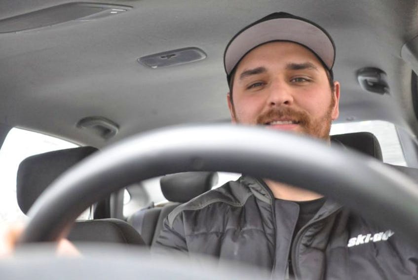 Derby organizer Gavin Butt made a few changes to this year’s event in Gillams that he hopes will bring people out. He is shown behind the wheel in this Western Star file photo.