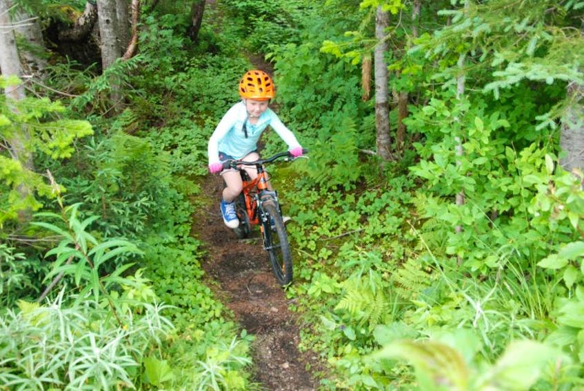 Checking out the sights and sounds of mountain bike trails in this neck of the woods is something that Juliette Colbourne loves to do every chance she gets.