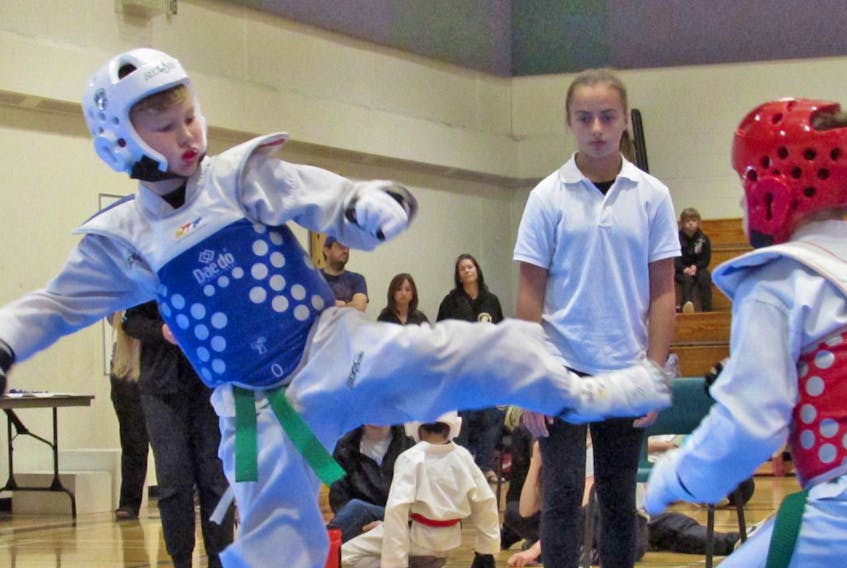 Cooper Foster garnered an individual bronze medal for the Xavier Taekwondo Club. Contributed