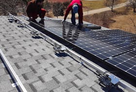 An example of solar panel installation. CONTRIBUTED