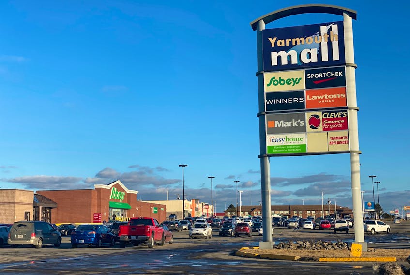 In recent months, several stores have closed at the Yarmouth Mall because of corporate closures. These businesses include The Source, Payless Shoes, Bentley’s, Carlton Cards and others. Carla Allen