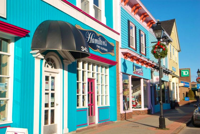 <p>The majority of Yarmouth's façade improvements involved painting with bright colours. Some buildings received much more work, including full refurbishment of stonework, millwork and new windows, as well as awnings and signage.<br />CARLA ALLEN PHOTO</p>