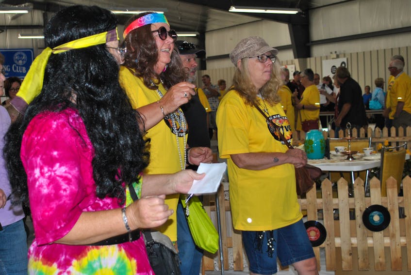 With a 1950s, 1960s era theme, there was bound to be a few hippies show up for Walk for the Cause at the Barrington Regional Curling Club last year.