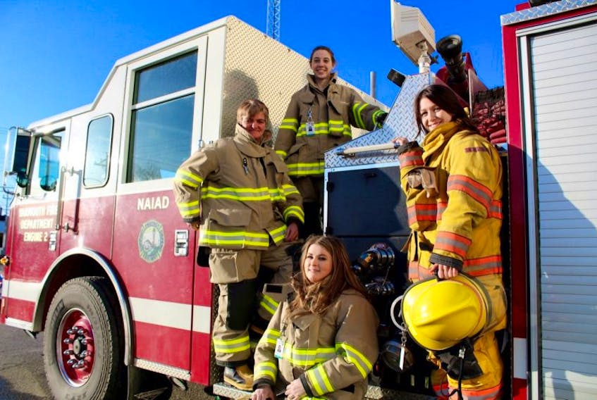 There’s room for many more female firefighters at the Yarmouth Fire Department. Fire chief John Verrall would like to see an equal number of female and male firefighters.