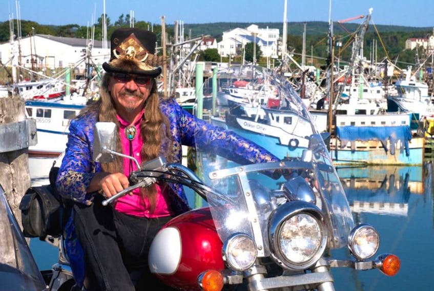 Kevin Bean’re, the self-proclaimed Mayor of Fun, is leading rides to assisted-living centres around the province as part of his Share the Wind project.