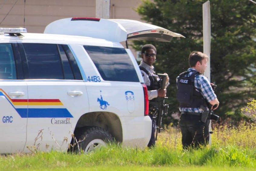 There was a heavy police presence at the Tinkham Road in Yarmouth County on May 12. An arrest was made and an individual is facing numerous charges.