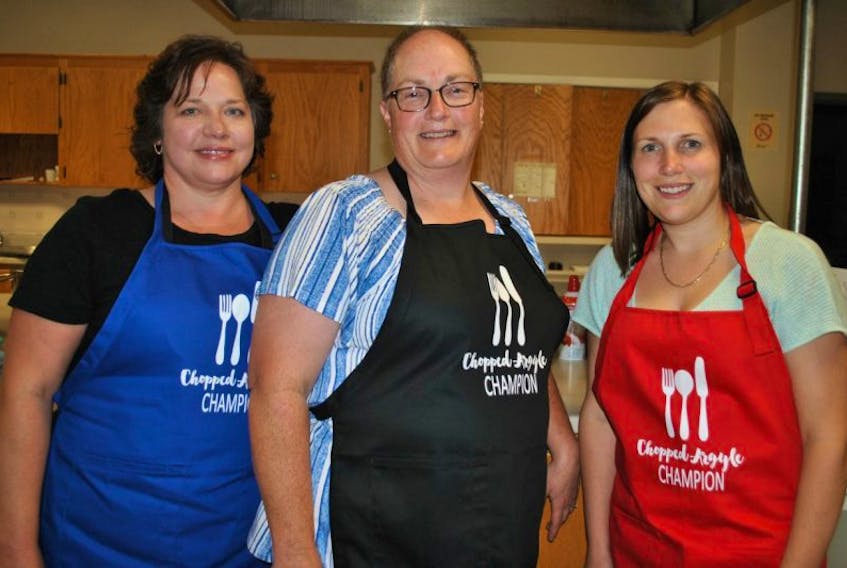 The Chopped Argyle champions are April Cunningham, Mia White and Rene Malone.