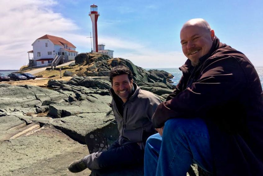 Shane Ward, owner of the Red Shed, and Jonathan Joseph, who owns Argyler Lodge with his family, are teaming up to operate the Keeper’s Kitchen at the Cape Forchu Lighthouse this summer.
