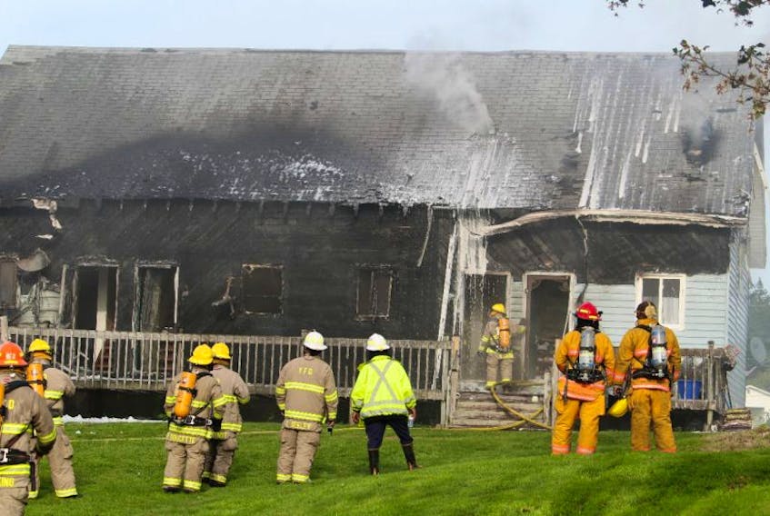 Firefighters responded to a blaze on Dearman Drive on Thursday, Sept. 21 around 4:30 p.m.
