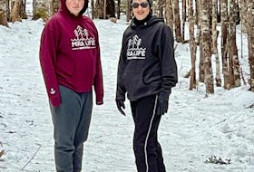 Tracey Hilliard and her son Marcus are avid outdoor enthusiasts. They enjoy hiking on the Riverside Knowledge Path in Albert Bridge. The COVID-19 pandemic has sent many people to the trails of Cape Breton. CONTRIBUTED 