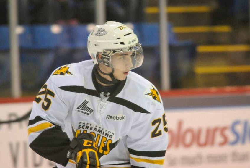 Former Valley Wildcat Zachary Moody played with the QMJHL Cape Breton Screaming Eagles last season.
